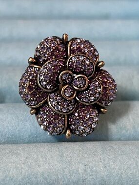 Heidi Daus Flower Ring size 7
